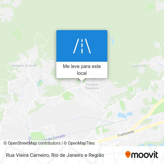 Rua Vieira Carneiro mapa