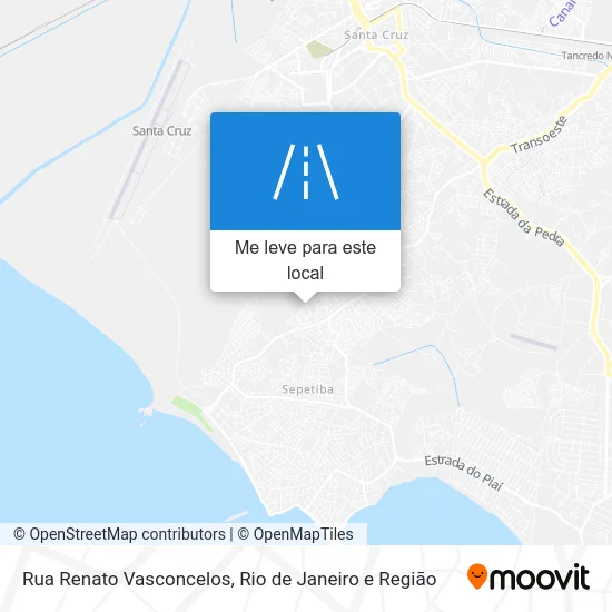 Rua Renato Vasconcelos mapa