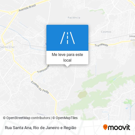 Rua Santa Ana mapa