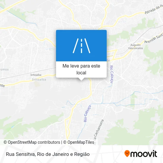 Rua Sensitva mapa