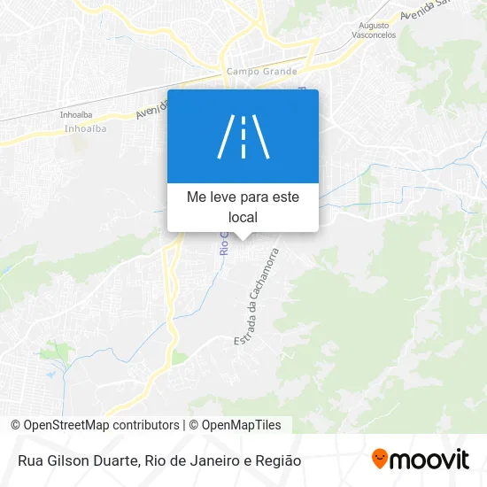 Rua Gilson Duarte mapa