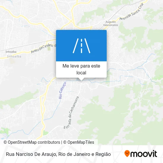 Rua Narciso De Araujo mapa