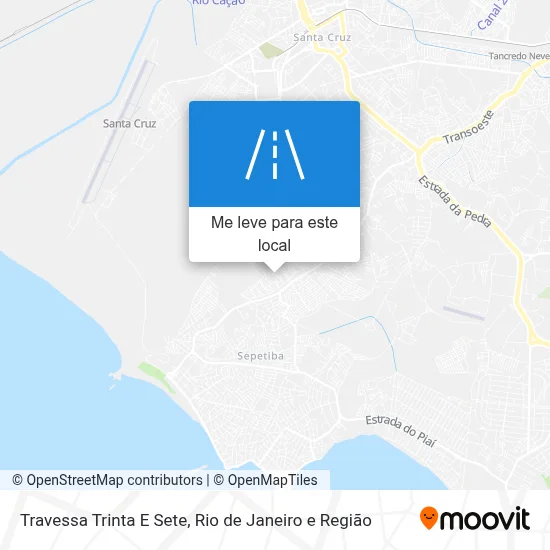 Travessa Trinta E Sete mapa