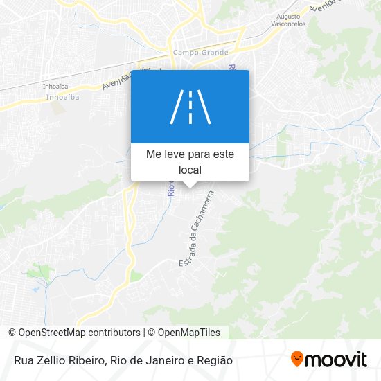 Rua Zellio Ribeiro mapa