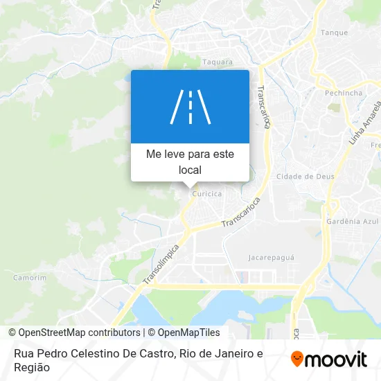 Rua Pedro Celestino De Castro mapa