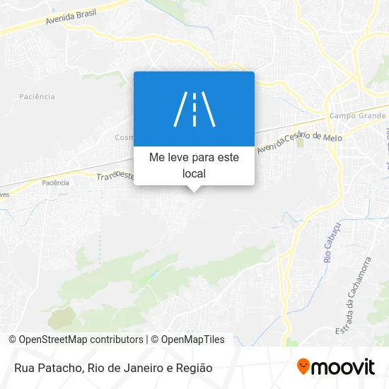 Rua Patacho mapa