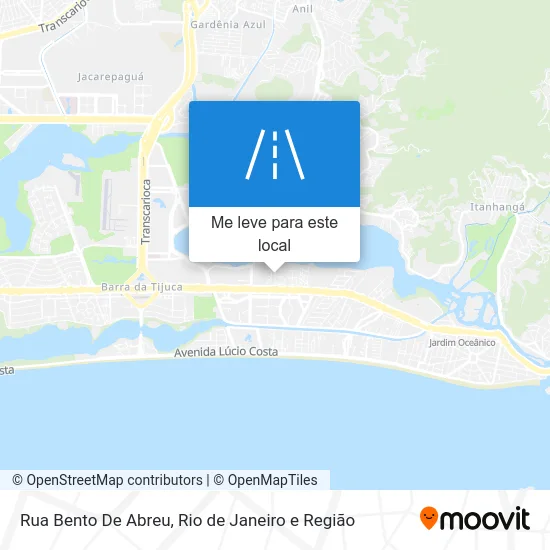 Rua Bento De Abreu mapa