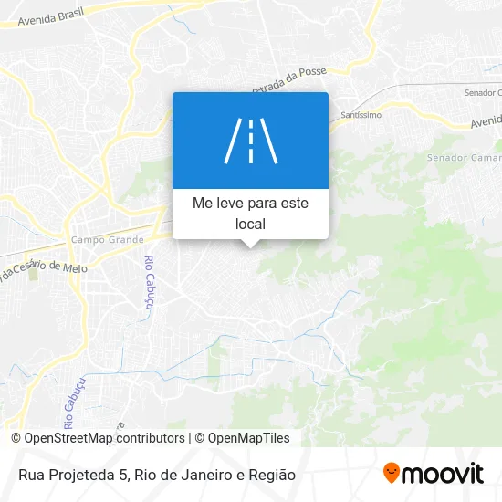 Rua Projeteda 5 mapa