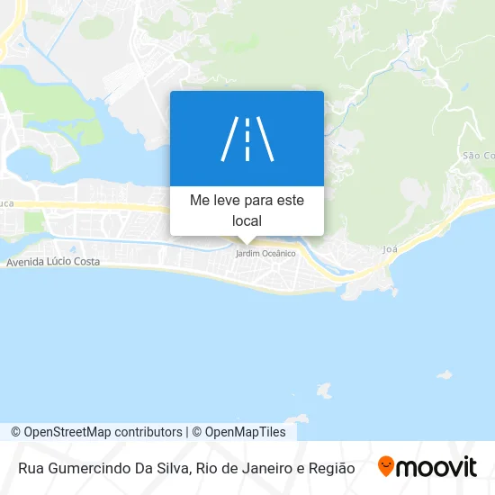 Rua Gumercindo Da Silva mapa
