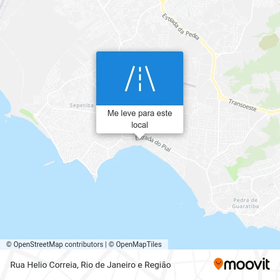 Rua Helio Correia mapa
