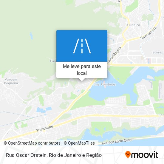 Rua Oscar Orstein mapa
