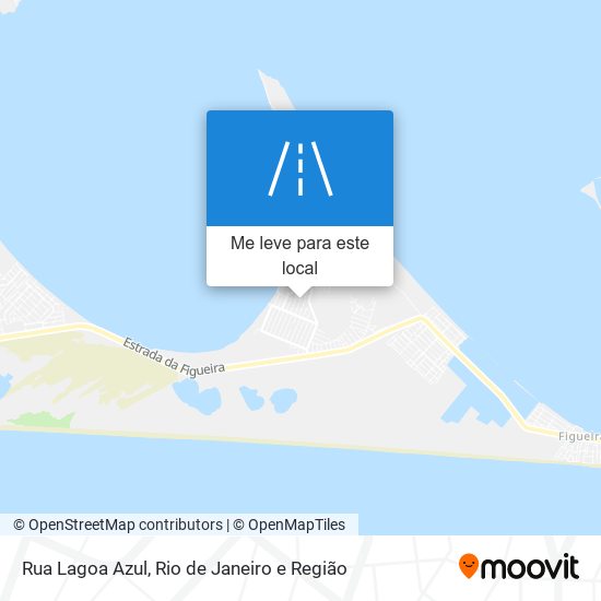 Rua Lagoa Azul mapa