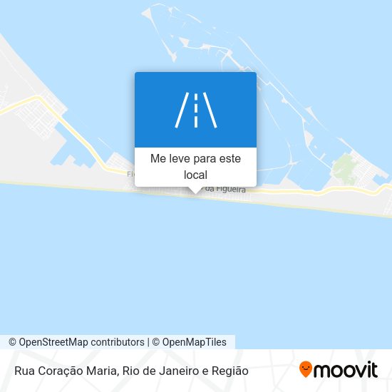 Rua Coração Maria mapa