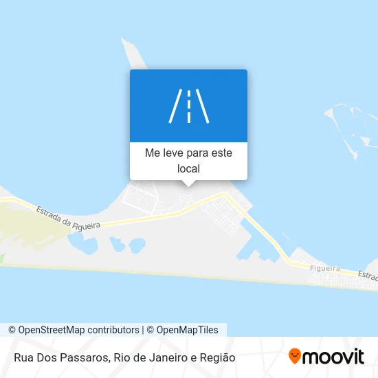 Rua Dos Passaros mapa