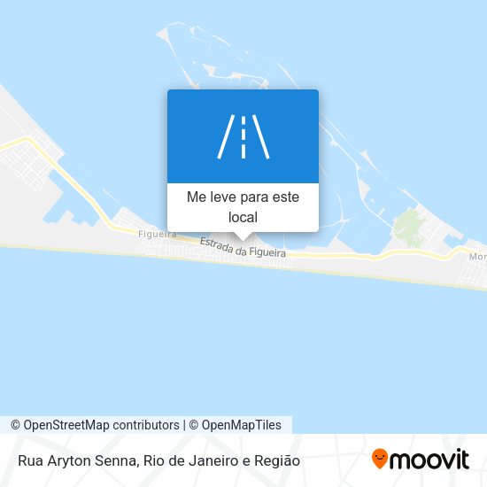 Rua Aryton Senna mapa