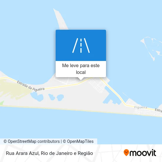 Rua Arara Azul mapa