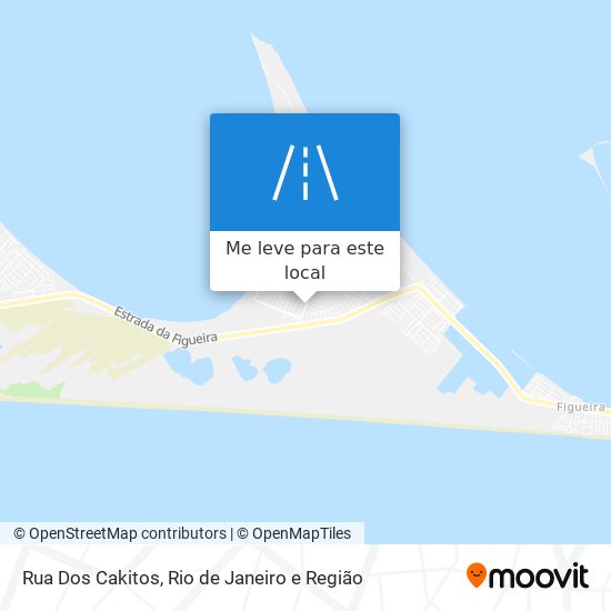 Rua Dos Cakitos mapa