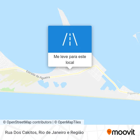 Rua Dos Cakitos mapa