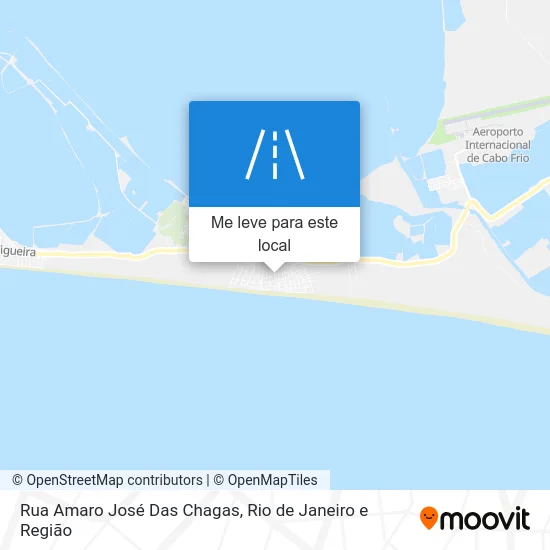 Rua Amaro José Das Chagas mapa