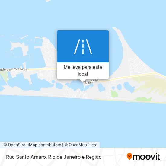 Rua Santo Amaro mapa