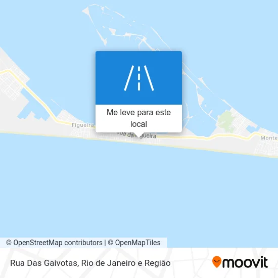 Rua Das Gaivotas mapa