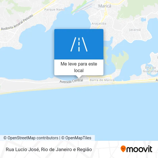 Rua Lucio José mapa