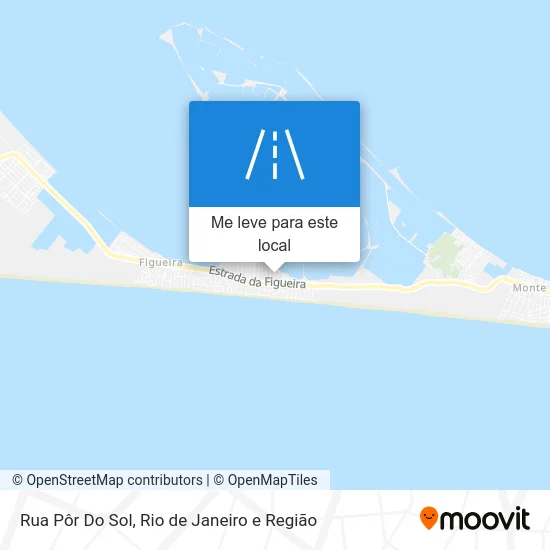 Rua Pôr Do Sol mapa