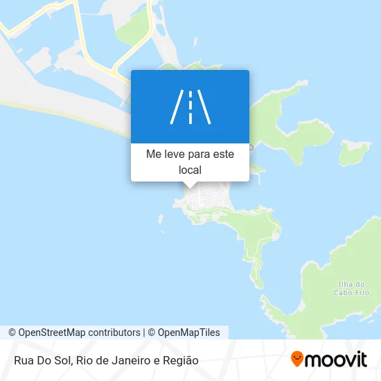 Rua Do Sol mapa
