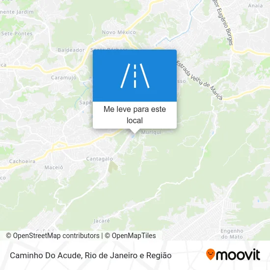 Caminho Do Acude mapa