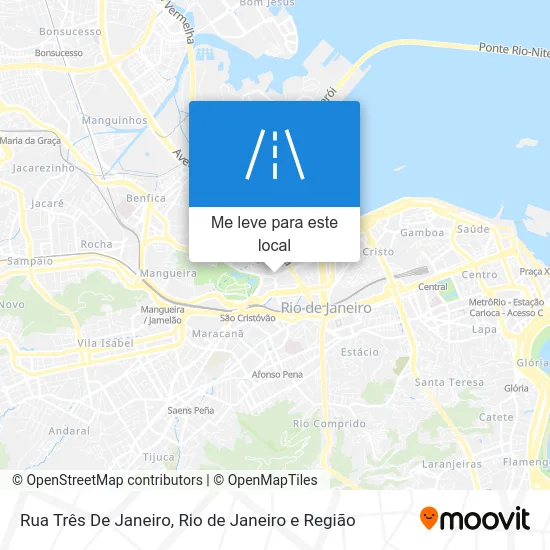 Rua Três De Janeiro mapa