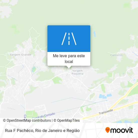 Rua F Pachêco mapa