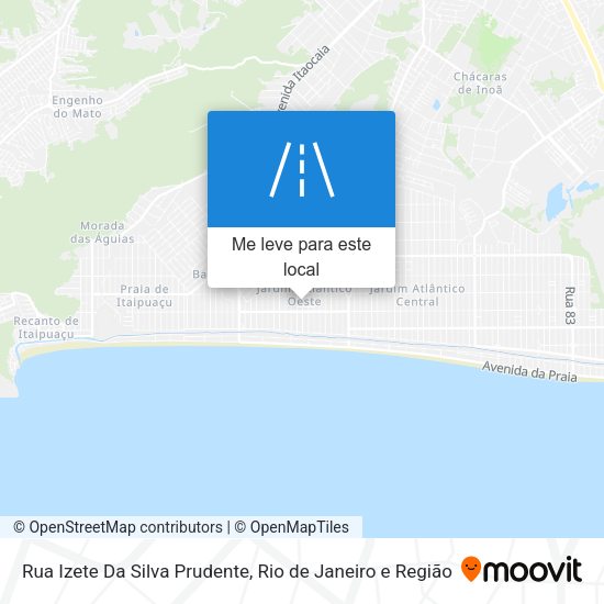 Rua Izete Da Silva Prudente mapa