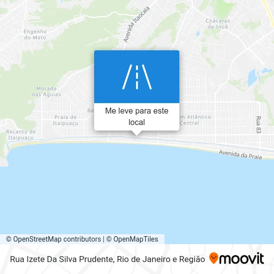 Rua Izete Da Silva Prudente mapa