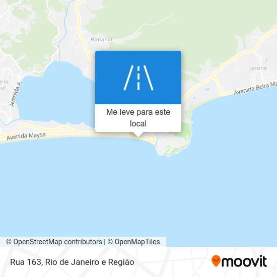Rua 163 mapa