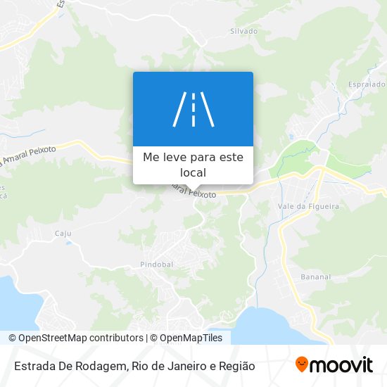 Estrada De Rodagem mapa