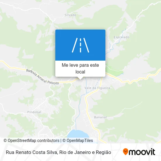 Rua Renato Costa Silva mapa