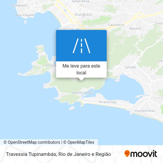 Travessia Tupinambás mapa