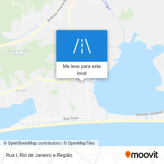 Rua I mapa