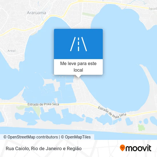 Rua Caiolo mapa