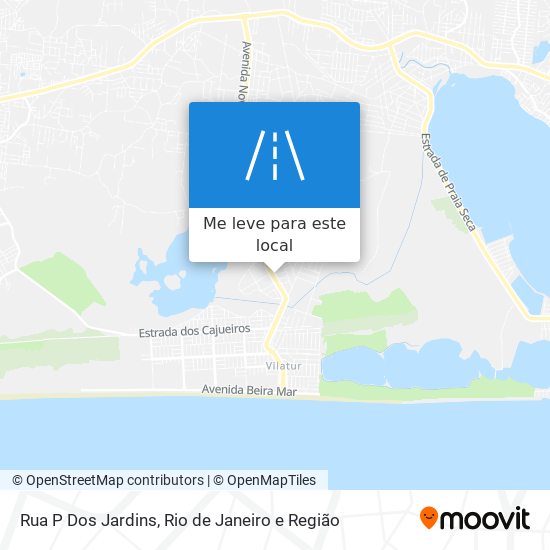 Rua P Dos Jardins mapa