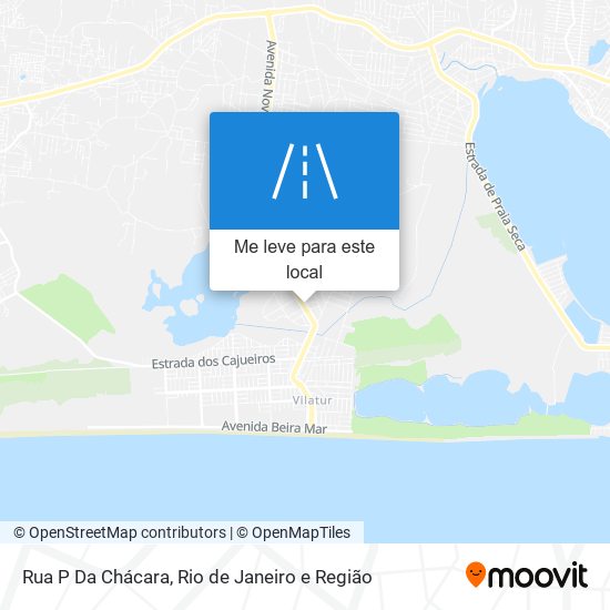 Rua P Da Chácara mapa