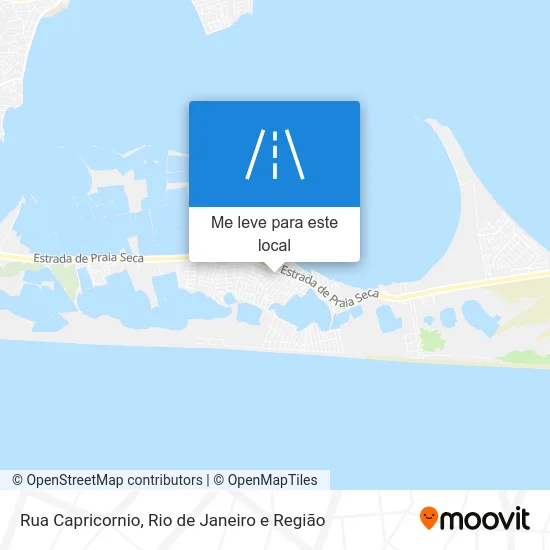 Rua Capricornio mapa