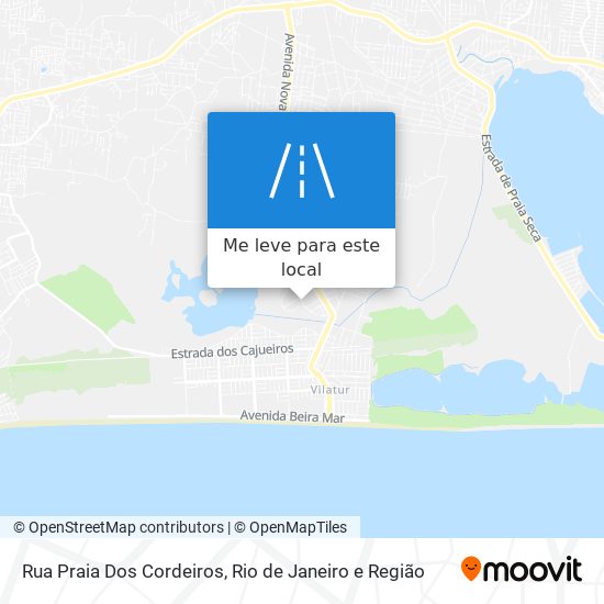 Rua Praia Dos Cordeiros mapa