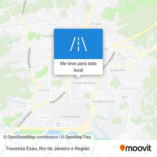 Travessa Esau mapa