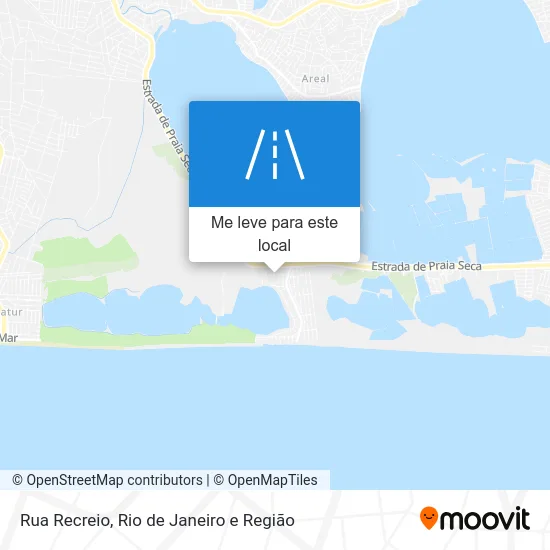 Rua Recreio mapa