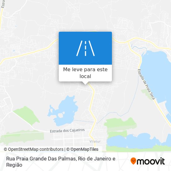 Rua Praia Grande Das Palmas mapa