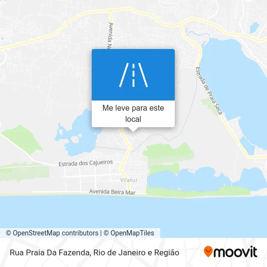 Rua Praia Da Fazenda mapa
