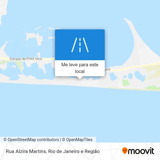 Rua Alzira Martins mapa