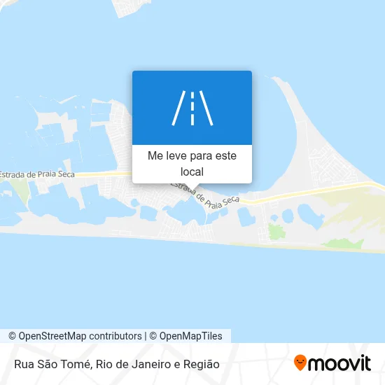 Rua São Tomé mapa