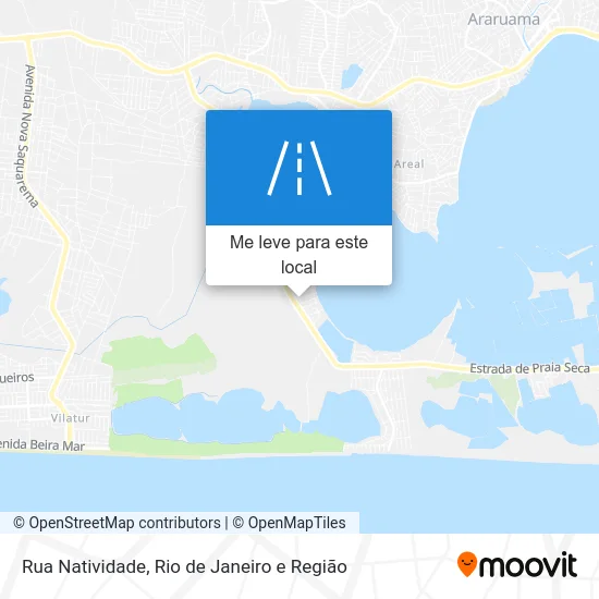 Rua Natividade mapa
